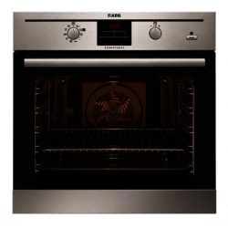 AEG BP300306KM MaxiKlasse Pyroluxe Built-in Single Oven with with SteamBake In Stainless Steel